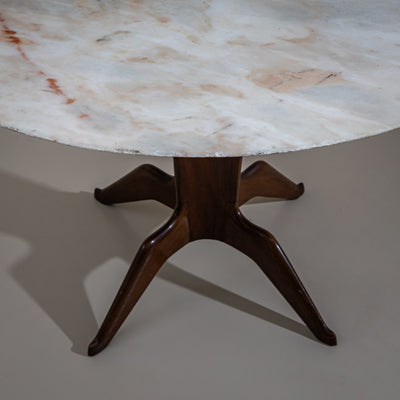Sculptural Side Table by Melchiorre Bega, Italy, Mid-20th Century