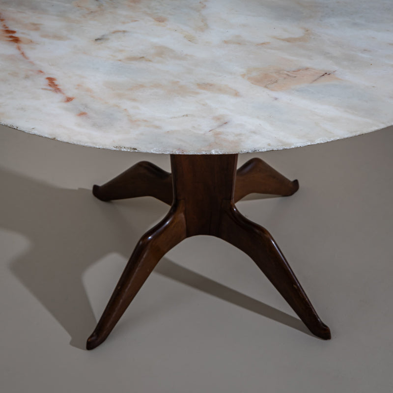 Sculptural Side Table by Melchiorre Bega, Italy, Mid-20th Century
