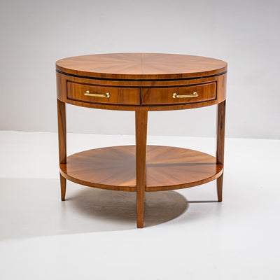 Pair of Side Tables with Hidden Glass Tops, Probably Italy, Mid-20th Century