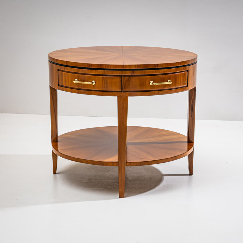Pair of Side Tables with Hidden Glass Tops, Probably Italy, Mid-20th Century
