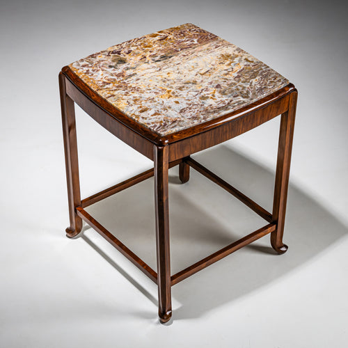 Side Table with Stone Top, probably Italy, 1920s/30s
