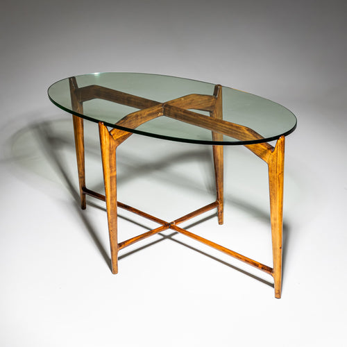 Oval Coffee Table, Italy, Mid-20th Century