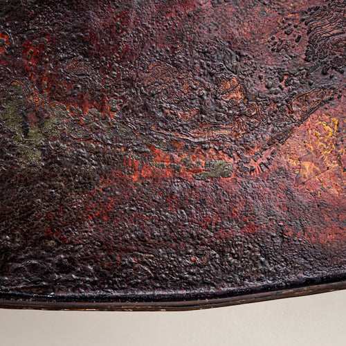 Coffee Table in Drop Shape, attributed to Erwin Walter Burger (1909-1982), Italy, Mid-20th Century