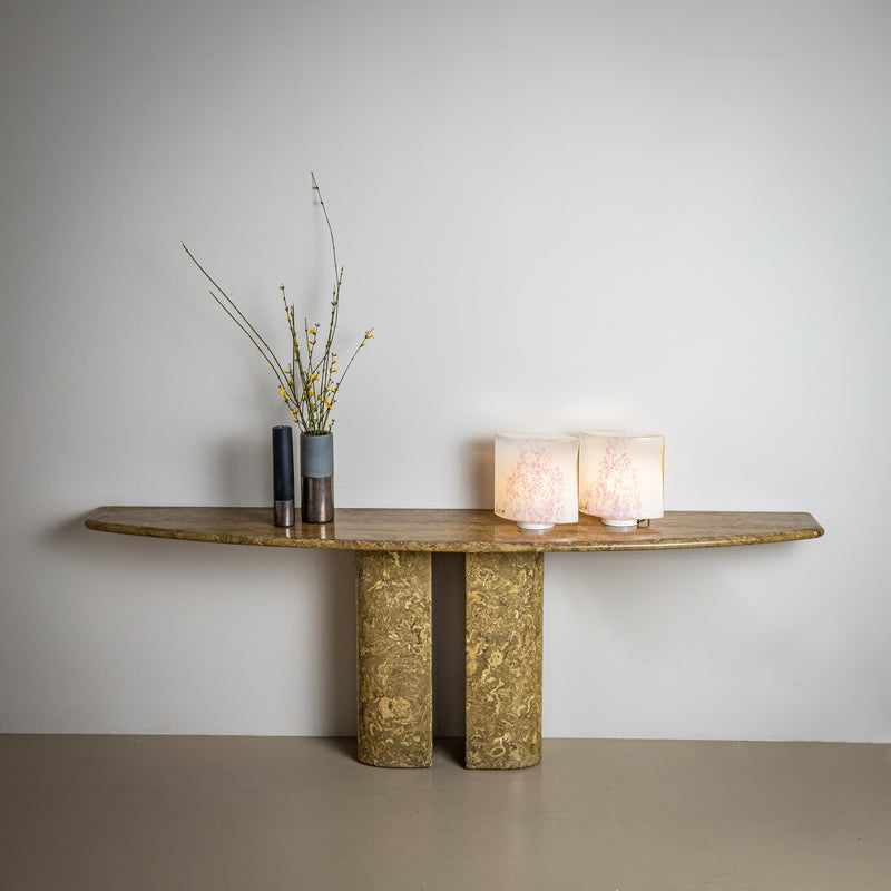 Stone Console „Licurgo“ by Giancarlo Sala for Sala & C., Italy, 1970s