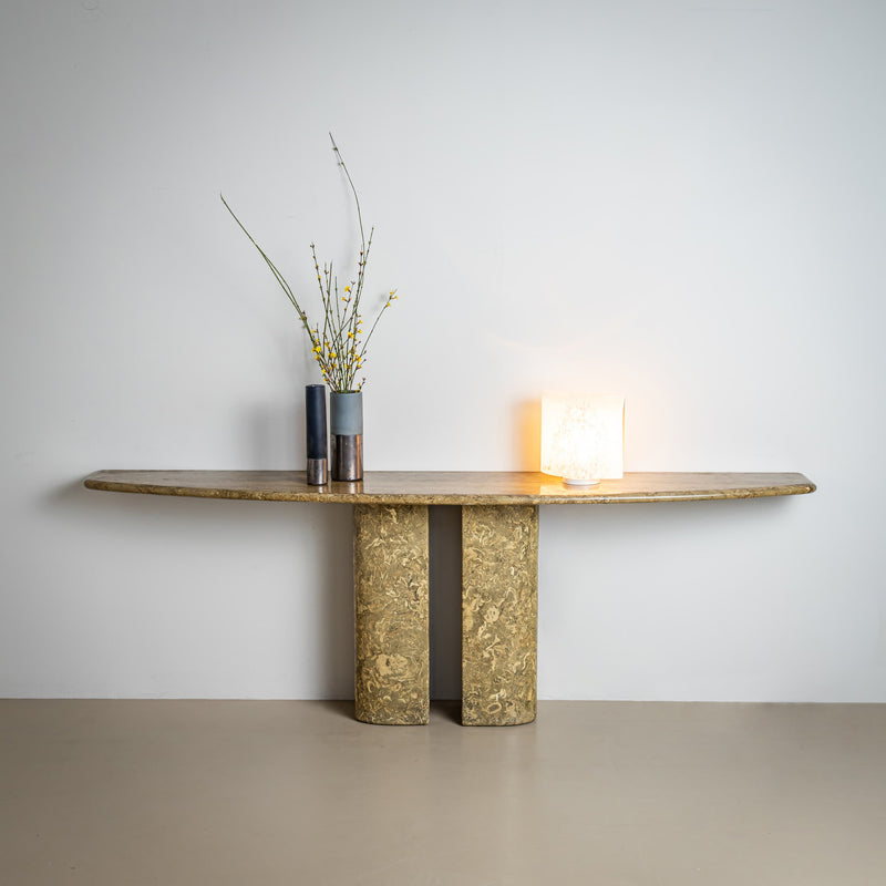 Stone Console „Licurgo“ by Giancarlo Sala for Sala & C., Italy, 1970s