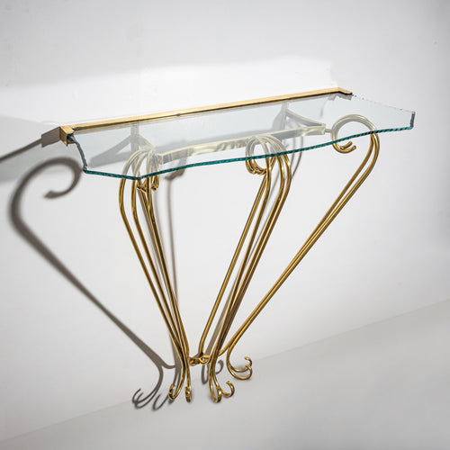 Wall Console, Attributed to Pier Luigi Colli, Italy, 1950s