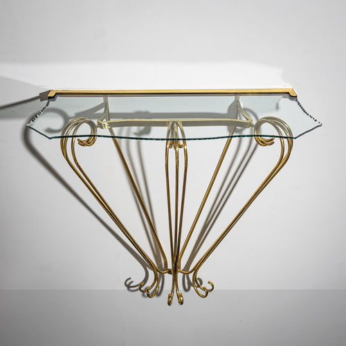 Wall Console, Attributed to Pier Luigi Colli, Italy, 1950s
