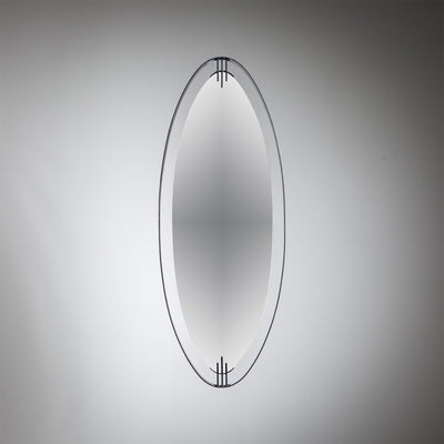 Minimalistic Oval Mirror by Santambrogio & De Berti, Italy 1960s