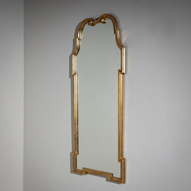 Golden Hollywood-Regency Mirror from Palladio, Italy, Mid-20th Century