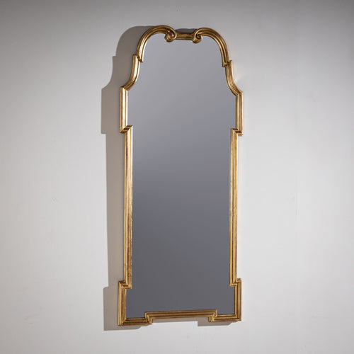 Golden Hollywood-Regency Mirror from Palladio, Italy, Mid-20th Century