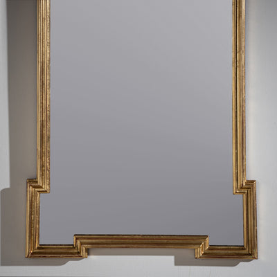 Golden Hollywood-Regency Mirror from Palladio, Italy, Mid-20th Century
