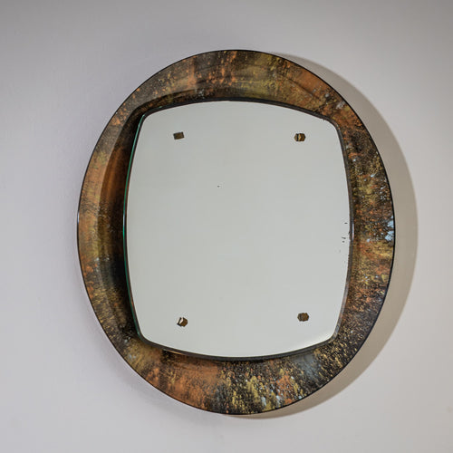 Illuminated Wall Mirror by Santambrogio e De Berti, Italy 1950s
