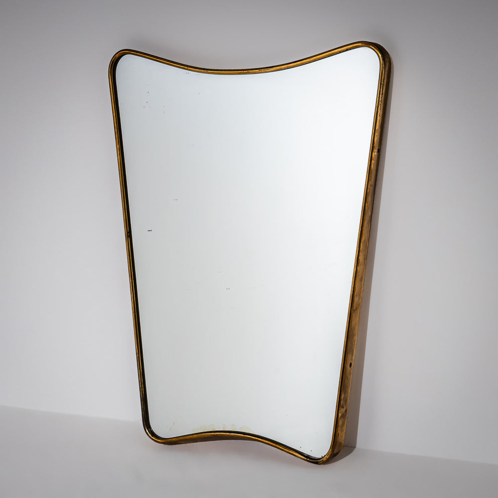 Wall Mirror in the Style of Gio Ponti, Italy, 1950s