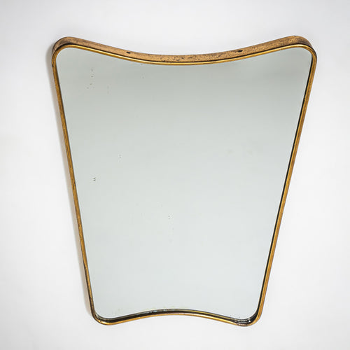 Wall Mirror in the Style of Gio Ponti, Italy, 1950s