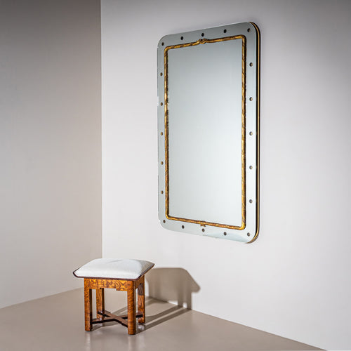 Large Wall Mirror, Italy, Mid-20th Century