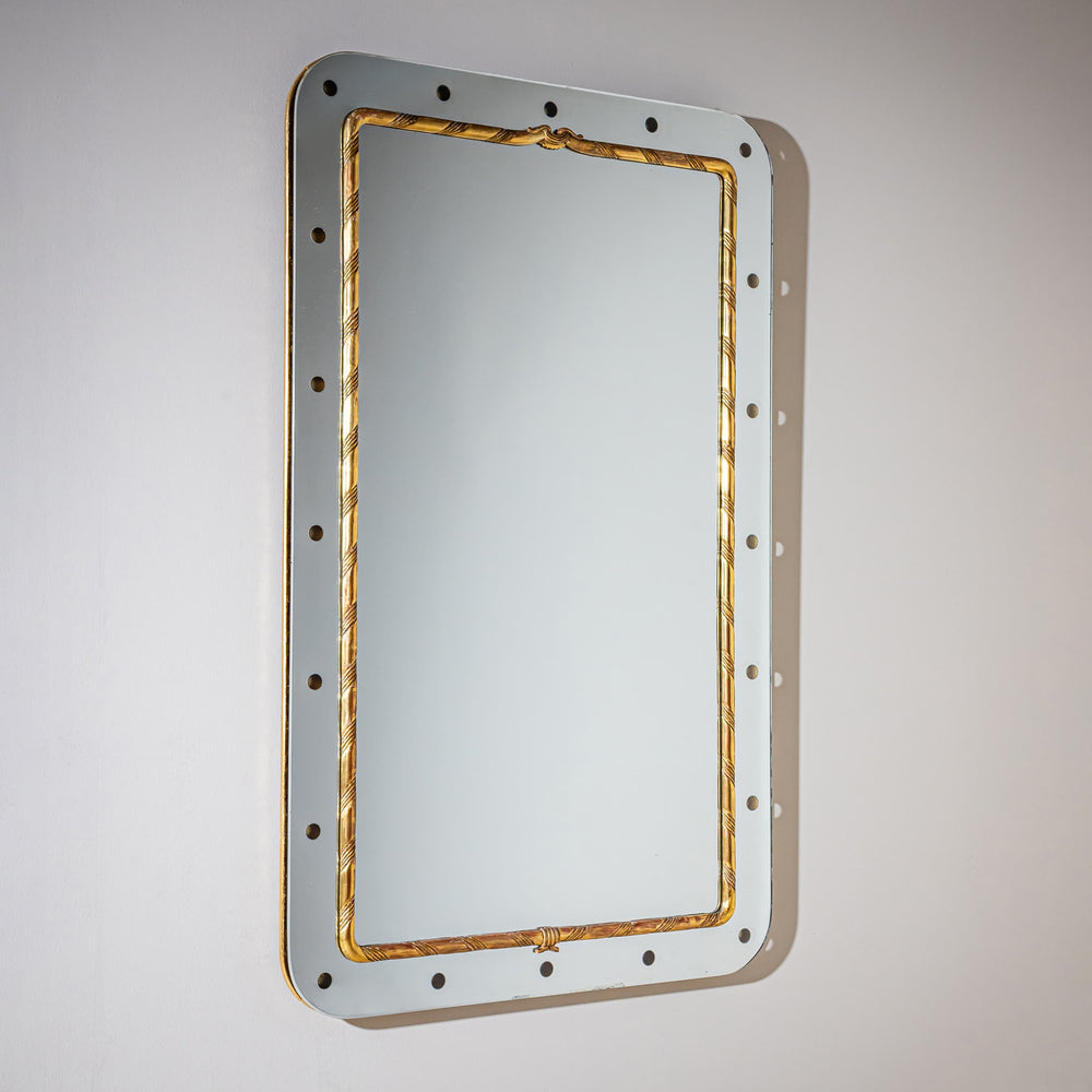 Large Wall Mirror, Italy, Mid-20th Century