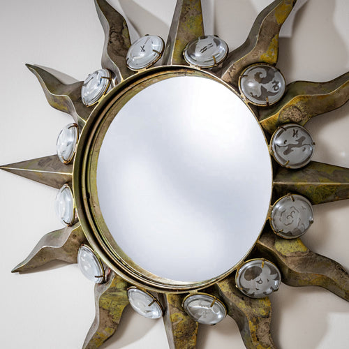 Wall Mirror Model "Zodiac" by Mark Brazier-Jones, England, 1990s