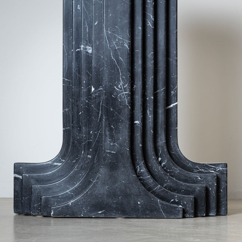 Black Marble Column attributed to Carlo Scarpa, Italy 1970