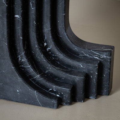 Black Marble Column attributed to Carlo Scarpa, Italy 1970