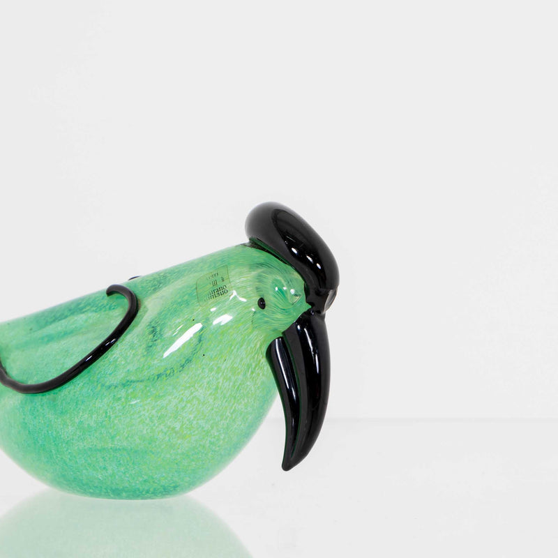 Murano Glass Parrot, Barovier e Toso, Italy 1983