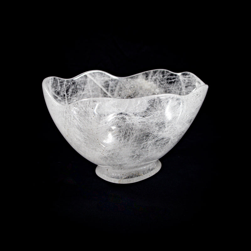 Gemstone bowl - Rock Crystal, 1960s/70s