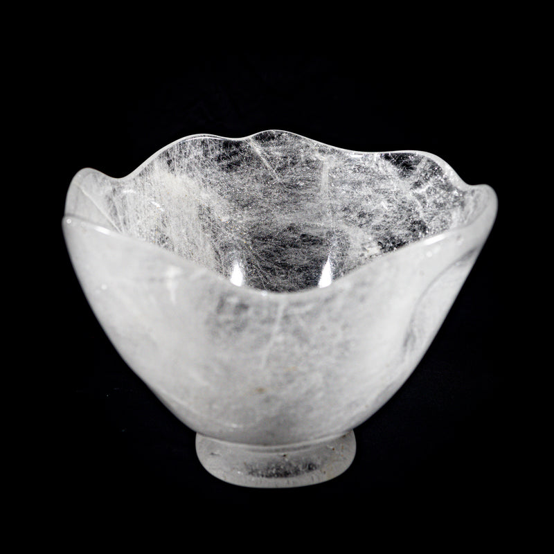 Gemstone bowl - Rock Crystal, 1960s/70s