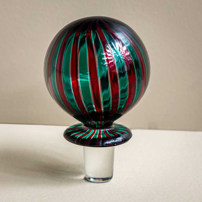 Red-green Carafe by Venini, Italy 1990