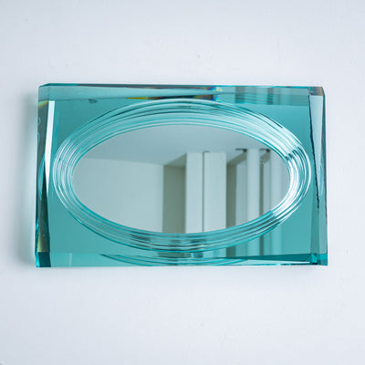 Glass Centerpiece in the style of Fontana Arte, Italy, 20th Century