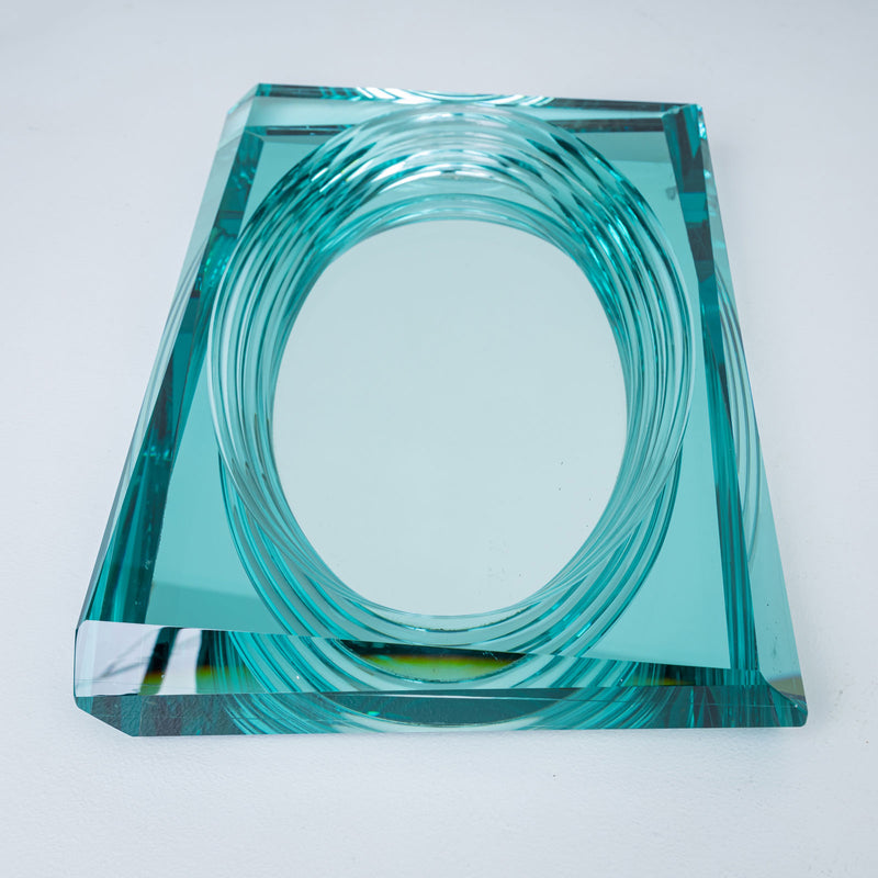 Glass Centerpiece in the style of Fontana Arte, Italy, 20th Century