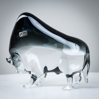 Murano Glass Buffalo from V. Nason & Co., Italy, 20th Century