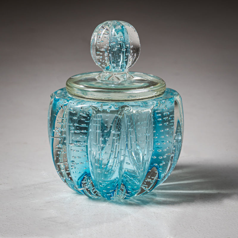 Hollywood Regency Style Murano Glass Bottles, Italy, Mid-20th Century