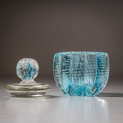 Hollywood Regency Style Murano Glass Bottles, Italy, Mid-20th Century