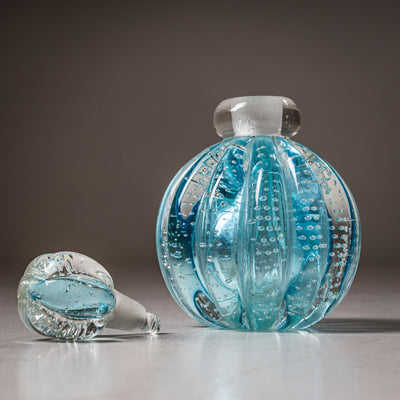 Hollywood Regency Style Murano Glass Bottles, Italy, Mid-20th Century