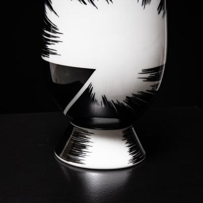 Black Lidded Vase No. 36 by Alessandro Mendini for Alessi, Made in Germany, 1992, Ed. 03511/10000