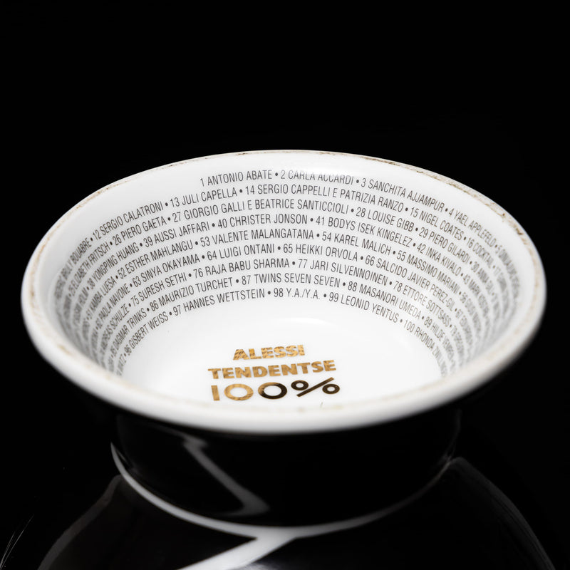 Black Lidded Vase No. 36 by Alessandro Mendini for Alessi, Made in Germany, 1992, Ed. 03511/10000