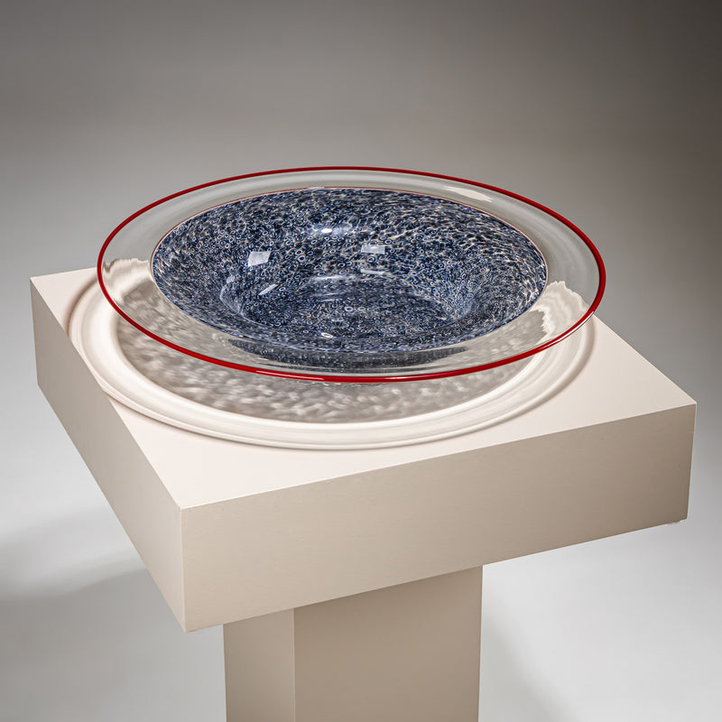 Murano Glass Centerpiece by Gae Aulenti for Vistosi, Italy, 1970s