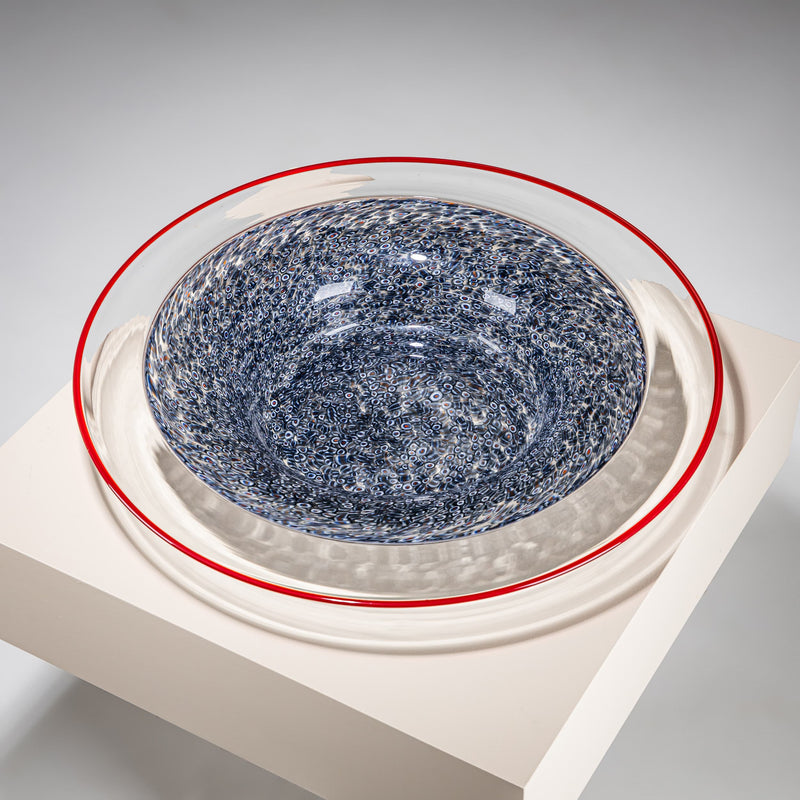Murano Glass Centerpiece by Gae Aulenti for Vistosi, Italy, 1970s