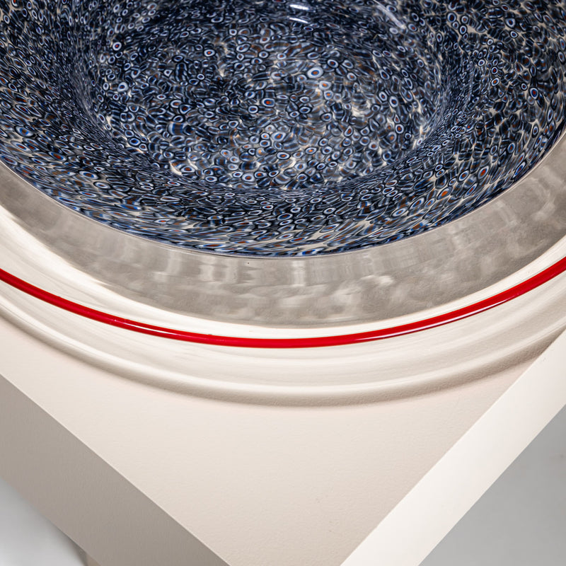 Murano Glass Centerpiece by Gae Aulenti for Vistosi, Italy, 1970s