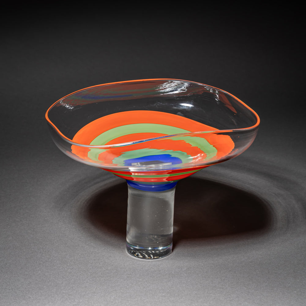 Philips Glass Vase by Ludovico Diaz de Santillana for Venini, Italy, 1968–70
