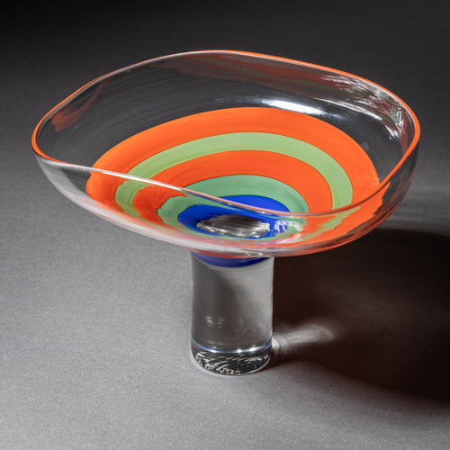 Philips Glass Vase by Ludovico Diaz de Santillana for Venini, Italy, 1968–70