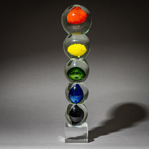 Hand-Blown Glass Art Object, Murano Glass, Italy, 2nd Half 20th Century