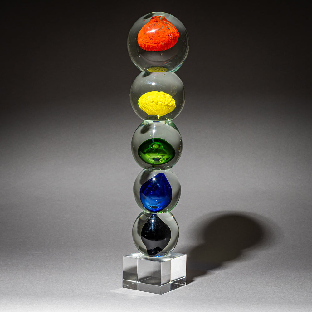 Hand-Blown Glass Art Object, Murano Glass, Italy, 2nd Half 20th Century