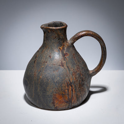 Brown Ceramic Jug, Late 20th Century