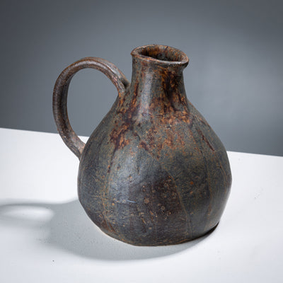 Brown Ceramic Jug, Late 20th Century