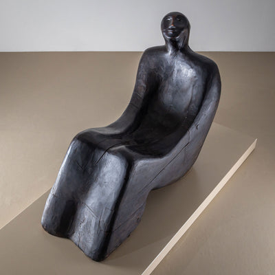 Gianni Aricò (Italy, 1941–2021) Sculptures: "Seated Couple," dated 1973