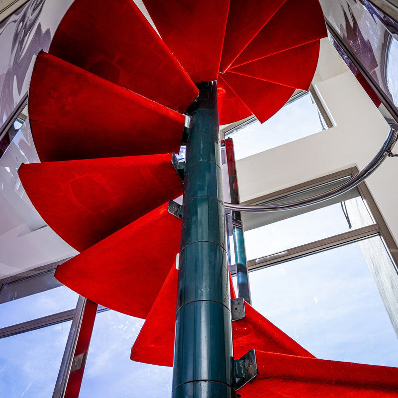Spiral Staircase with Enclosure attributed to Gae Aulenti, Milan, 2000s
