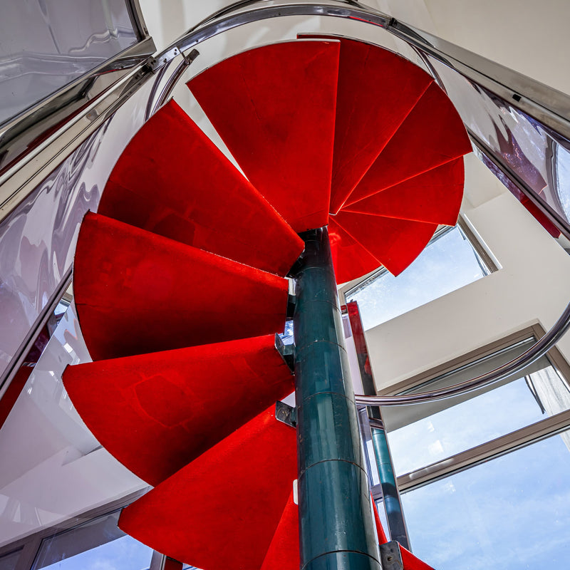 Spiral Staircase with Enclosure attributed to Gae Aulenti, Milan, 2000s