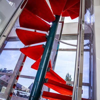 Spiral Staircase with Enclosure attributed to Gae Aulenti, Milan, 2000s