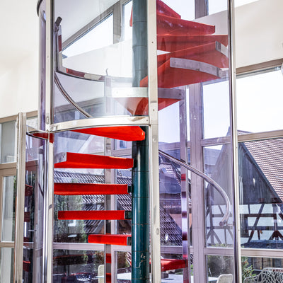 Spiral Staircase with Enclosure attributed to Gae Aulenti, Milan, 2000s