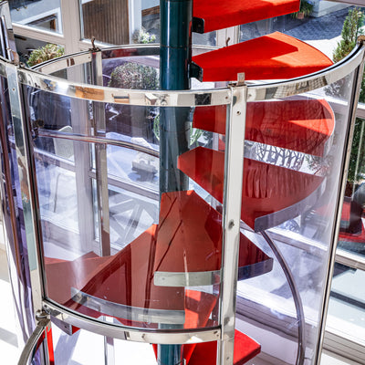 Spiral Staircase with Enclosure attributed to Gae Aulenti, Milan, 2000s
